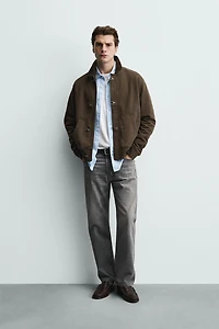 COMBINATION CORDUROY FIREMAN CLASP JACKET