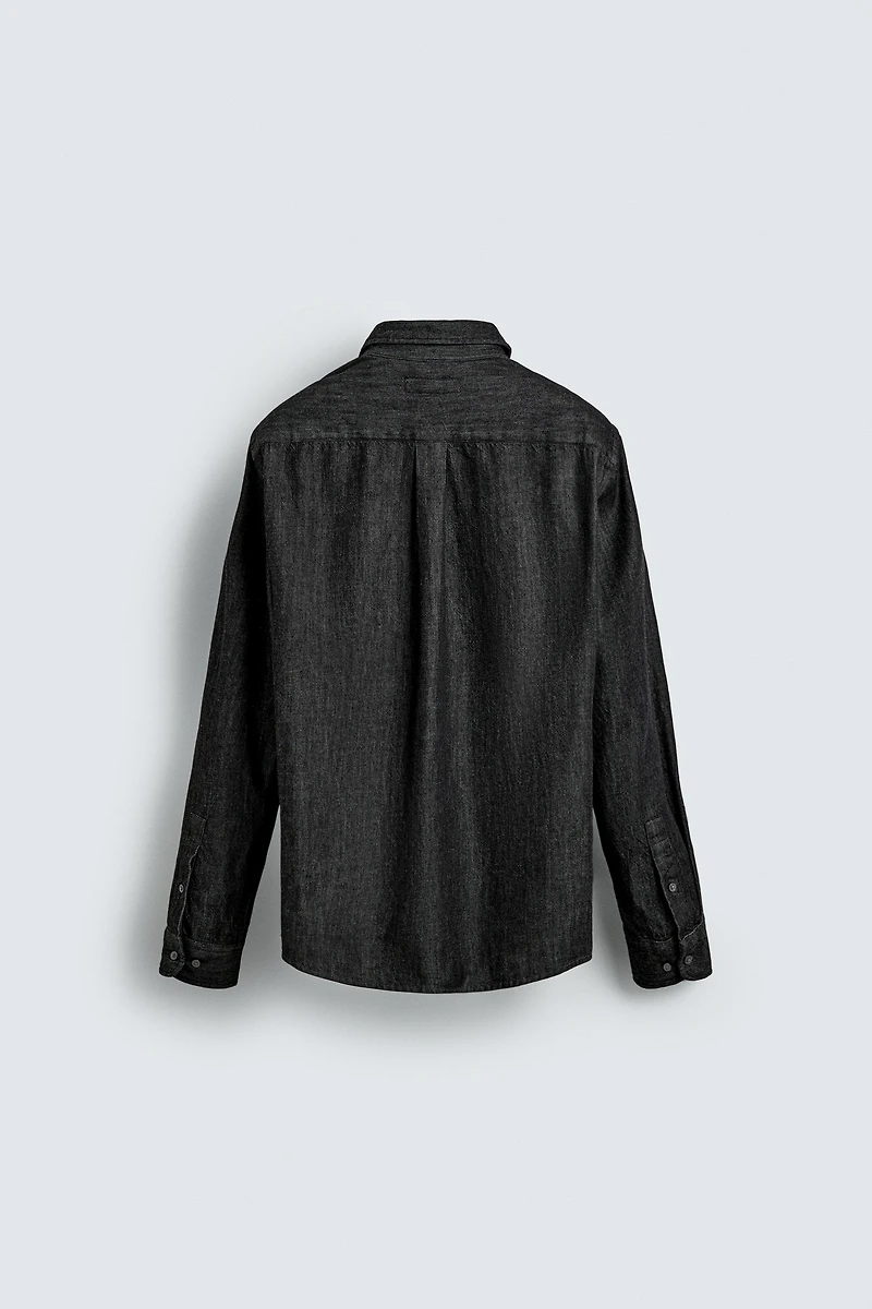 RELAXED FIT DENIM SHIRT