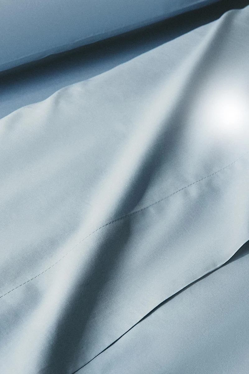 PERCALE COTTON FLAT SHEET ( THREAD COUNT