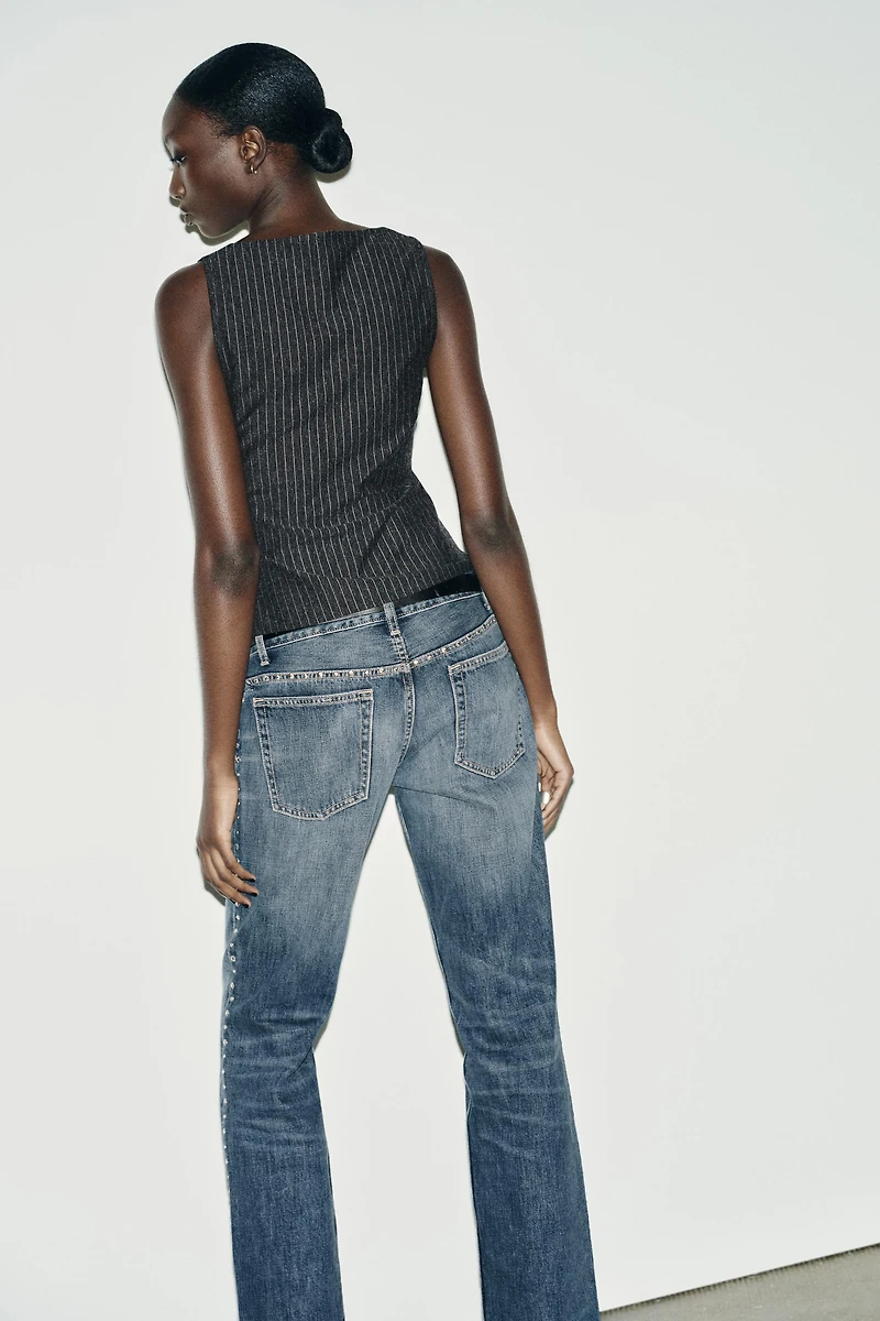 PINSTRIPE VEST TOP
