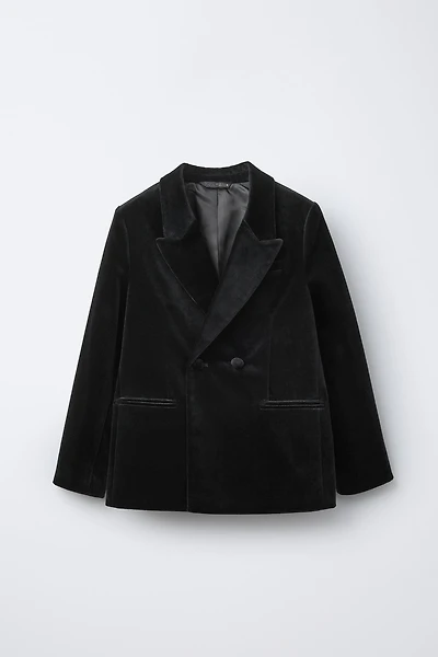 VESTE DE COSTUME EN VELOURS