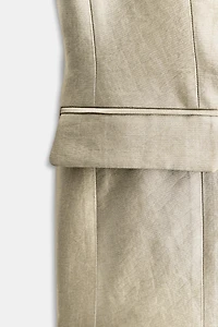 TAILORED BUSTIER VEST
