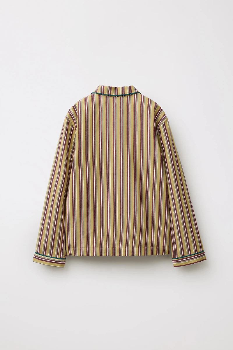 LIMITED EDITION STRIPED PAJAMA SHIRT