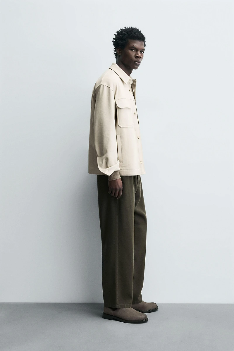 COMFORT TEXTURED OVERSHIRT