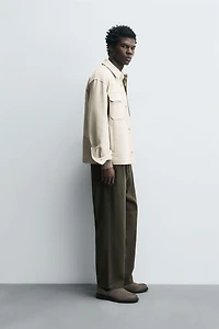 COMFORT TEXTURED OVERSHIRT