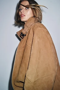 ZW COLLECTION LIMITED EDITION SUEDE LEATHER JACKET