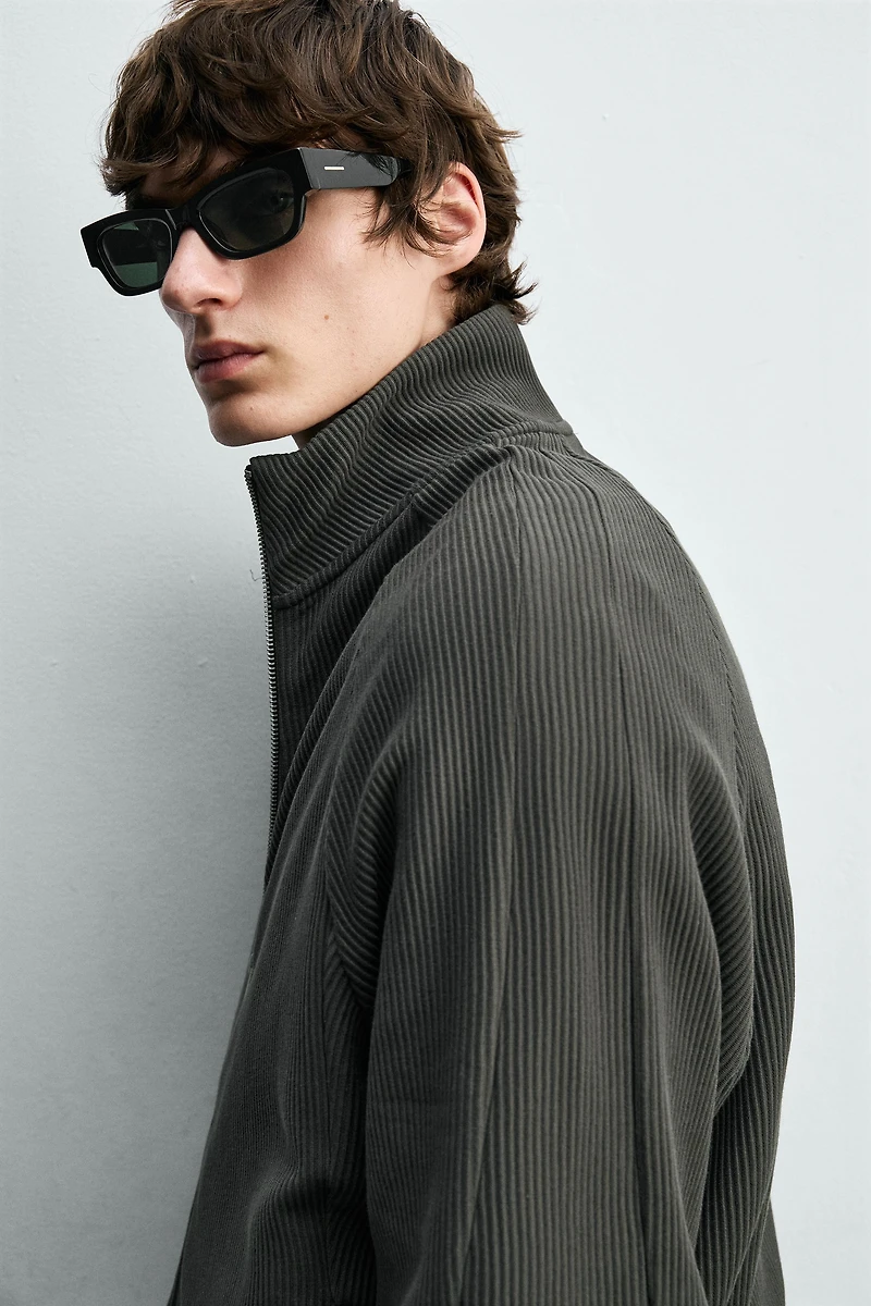 RELAXED FIT OTTOMAN JACKET