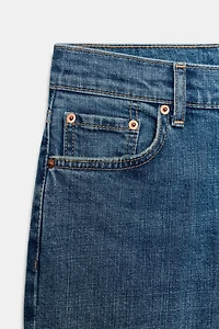 ZW COLLECTION MID-RISE CROPPED FLARE JEANS
