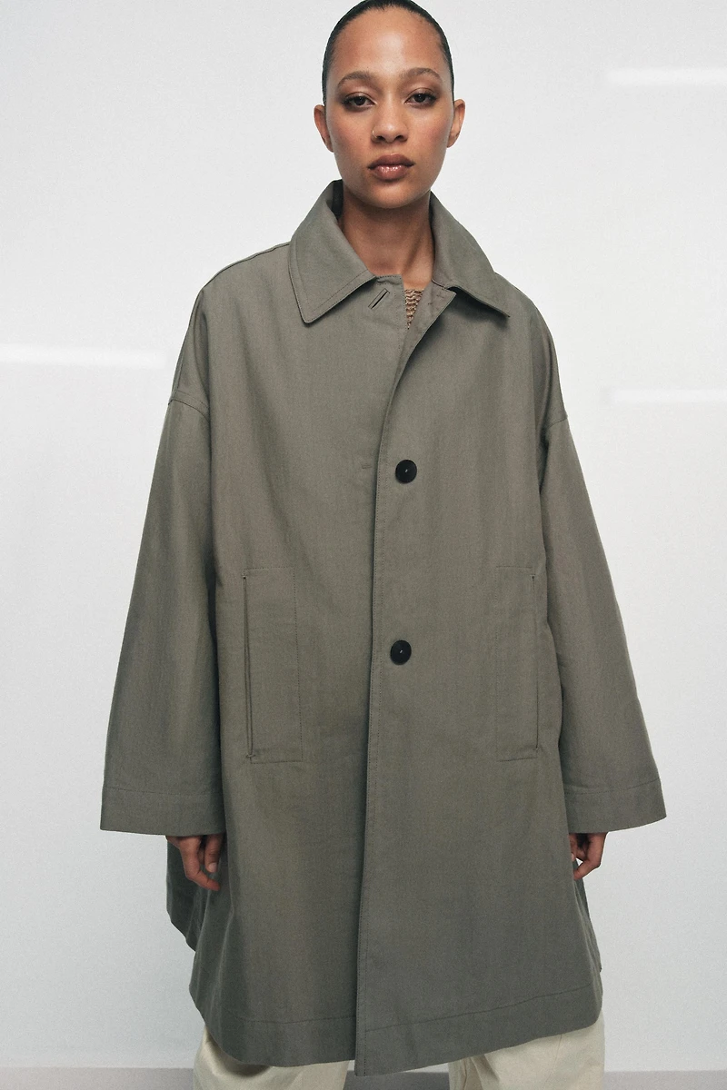 ZW COLLECTION OVERSIZED TRENCH