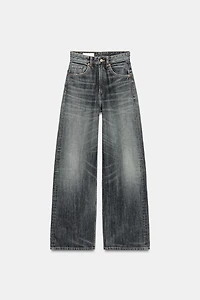 TRF EXTRA WIDE LEG HIGH WAIST JEANS