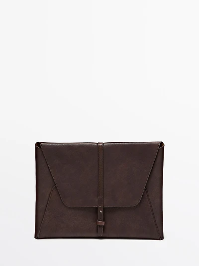 Nappa leather iPad case