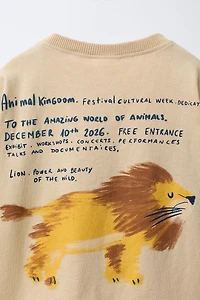 LION PRINT T-SHIRT