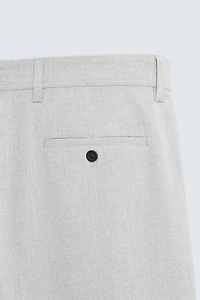 TEXTURED STRETCH PANTS
