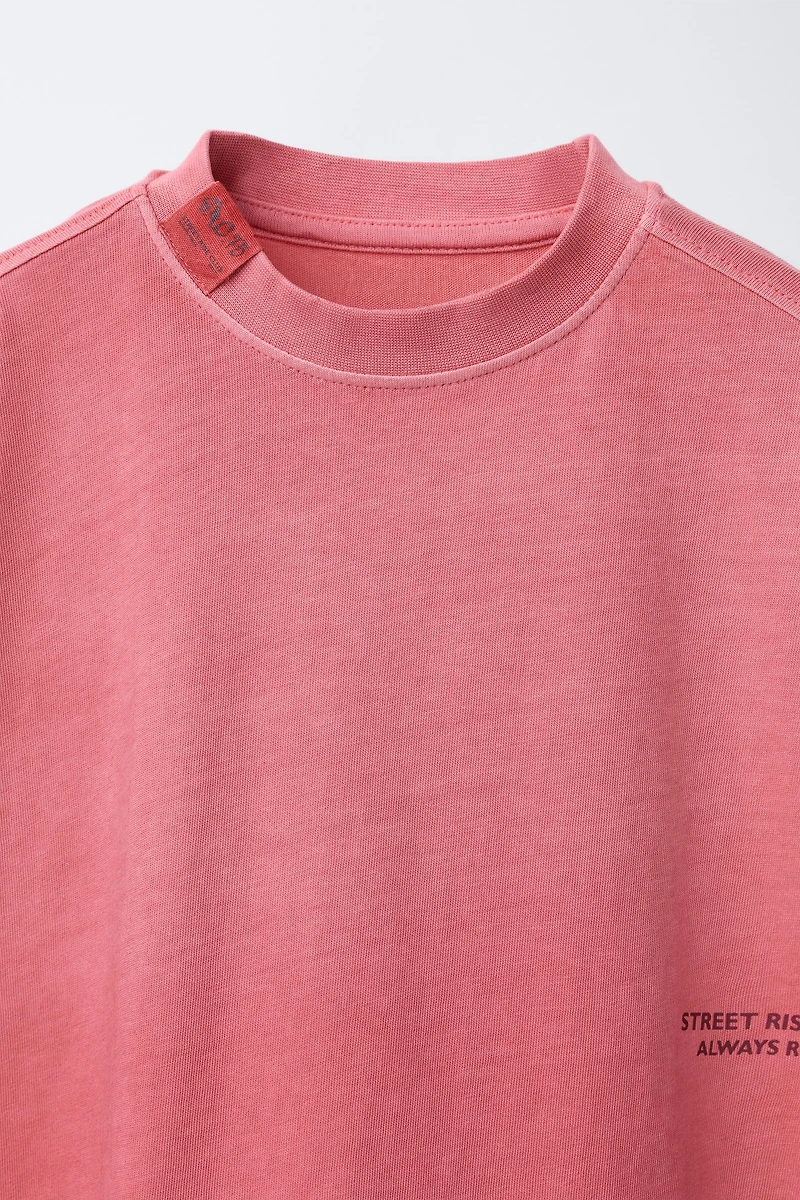 T-SHIRT AND BERMUDA SHORTS SET WITH TEXT