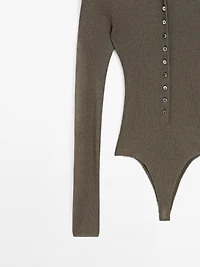 Ribbed knit bodysuit - STUDIO