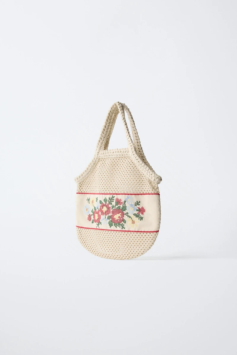 SAC SHOPPER BRODERIES TEXTILE