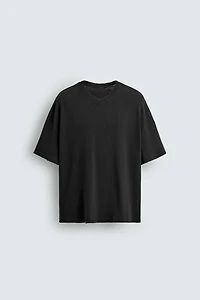 COTTON - HEMP V-NECK T-SHIRT
