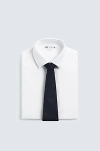 CRAVATE STRUCTURÉE 100% SOIE AARON LEVINE X ZARA