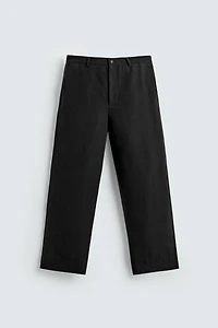 COTTON - LINEN SUIT PANTS