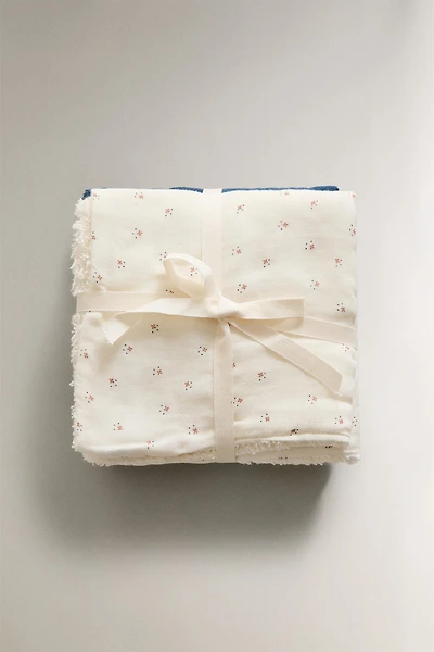 MINI FLORAL BABY TOWEL (PACK OF 3)