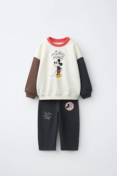MICKEY MOUSE © DISNEY EMBROIDERED SWEATSHIRT AND JOGGER SET