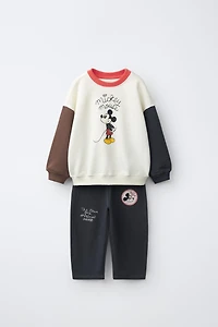 MICKEY MOUSE © DISNEY EMBROIDERED SWEATSHIRT AND JOGGER SET