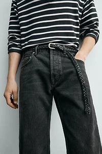 AARON LEVINE X ZARA STRAIGHT FIT BOOTCUT JEANS
