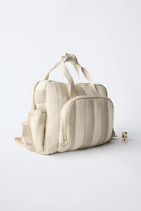 SAC MATERNITÉ À RAYURES