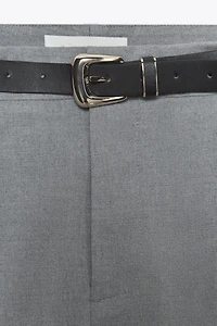 BELTED PANTS
