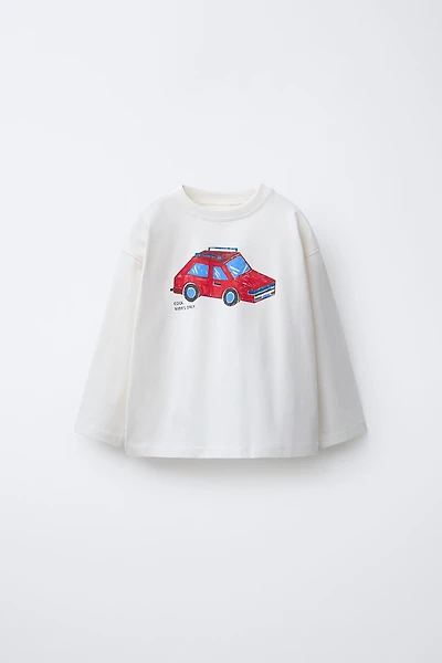 T-SHIRT IMPRIMÉ VÉHICULE