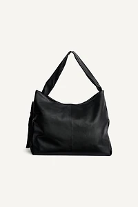 LEATHER SHOPPER BAG