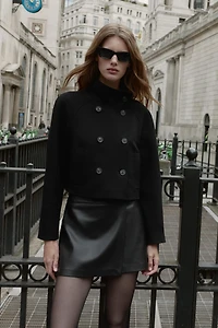 VESTE COURTE CROISÉE