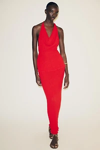 MULTI-POSITION LAYERED TEXTURED TOP