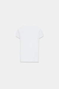 T-SHIRT AJUSTÉ À MANCHES COURTES
