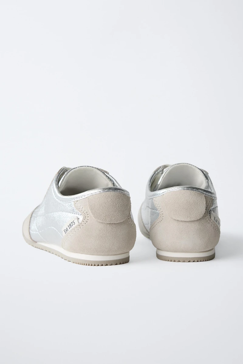 METALLIC SNEAKERS