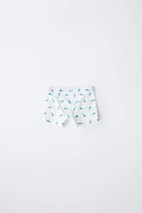 3-6 ANS/ LOT DE CINQ BOXERS REQUINS