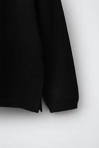 MOCK NECK KNIT JUMPER