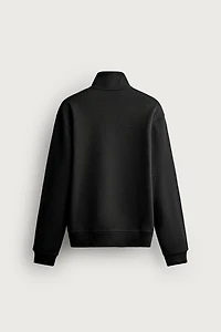 BASIC QUARTER-ZIP SWEATSHIRT