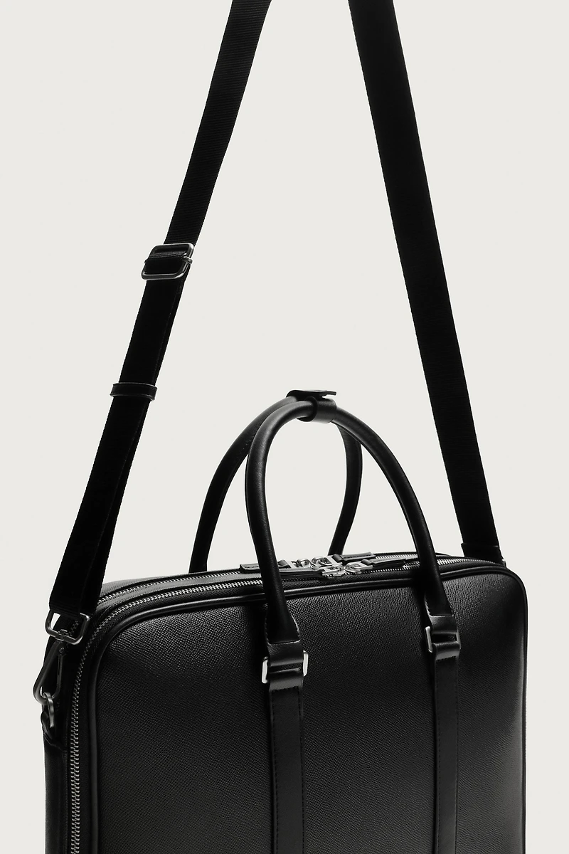 TEXTURED BRIEFCASE