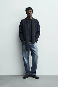 CONTRAST CHENILLE JUMPER