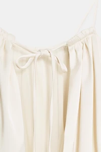 TOP COURT HALTER SATINÉ BALLON