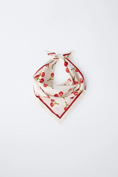 BANDANA CARRÉE CERISES