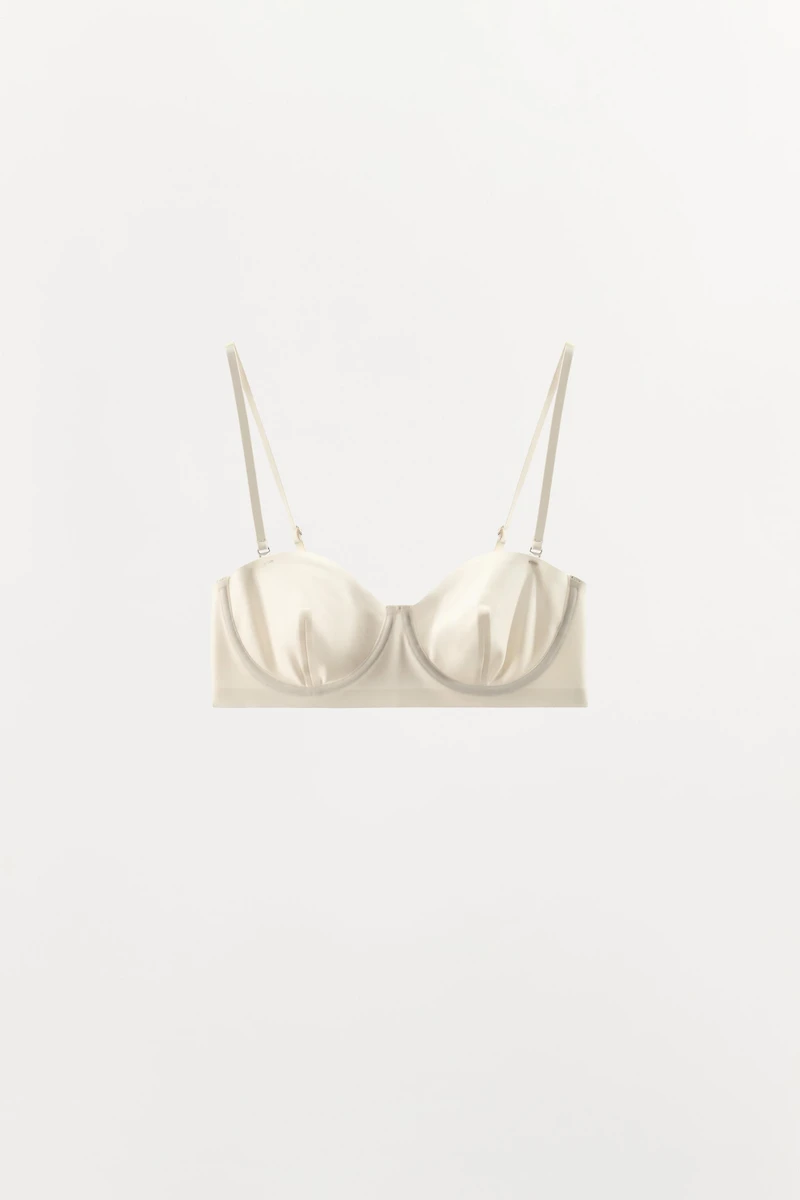 SOUTIEN-GORGE À ARMATURES AVEC POLYAMIDE