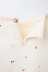 FLORAL SWEATSHIRT