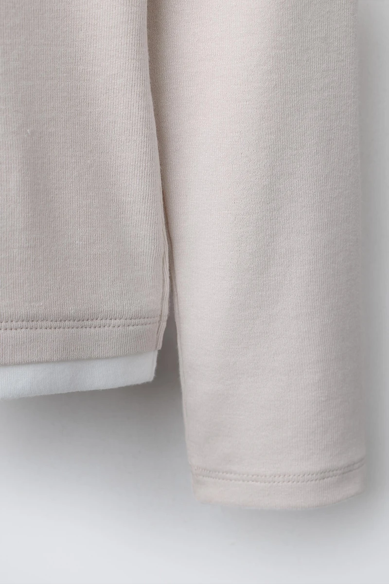 DOUBLE T-SHIRT WITH MODAL