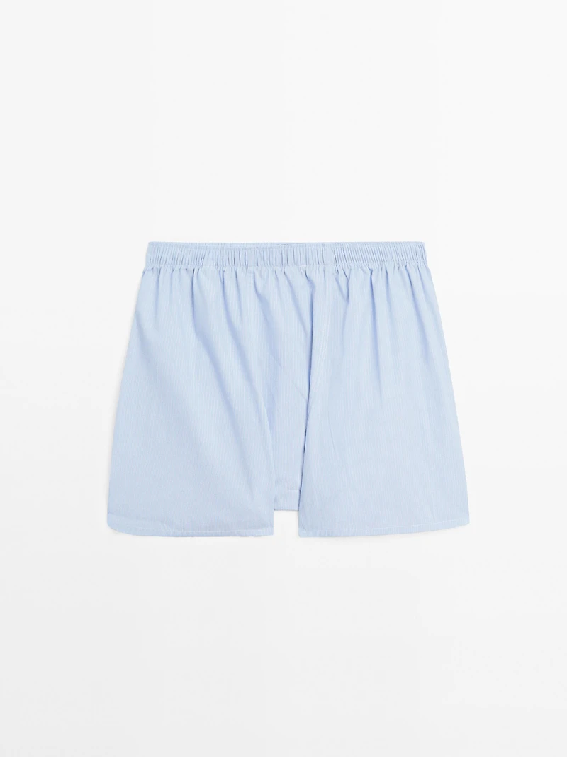 Caleçon imprimé à rayures