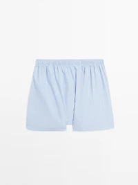 Caleçon imprimé à rayures