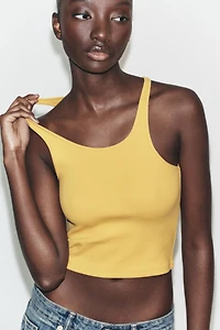 RIBBED CROP TOP