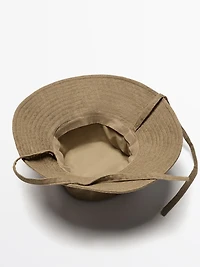 Bucket hat with bow