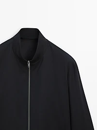 Wool blend jacket